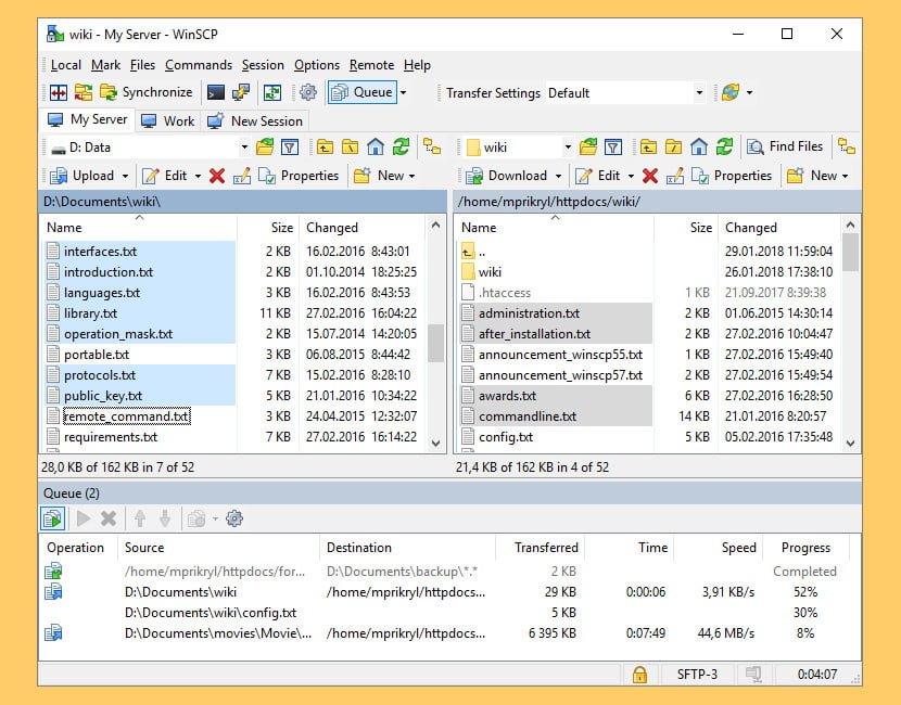 aplikasi ftp, ftp manager, winscp