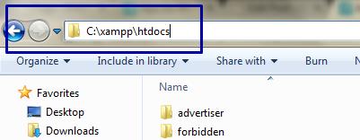 Install WordPress di Localhost Menggunakan XAMPP 2 folder xampp di windows