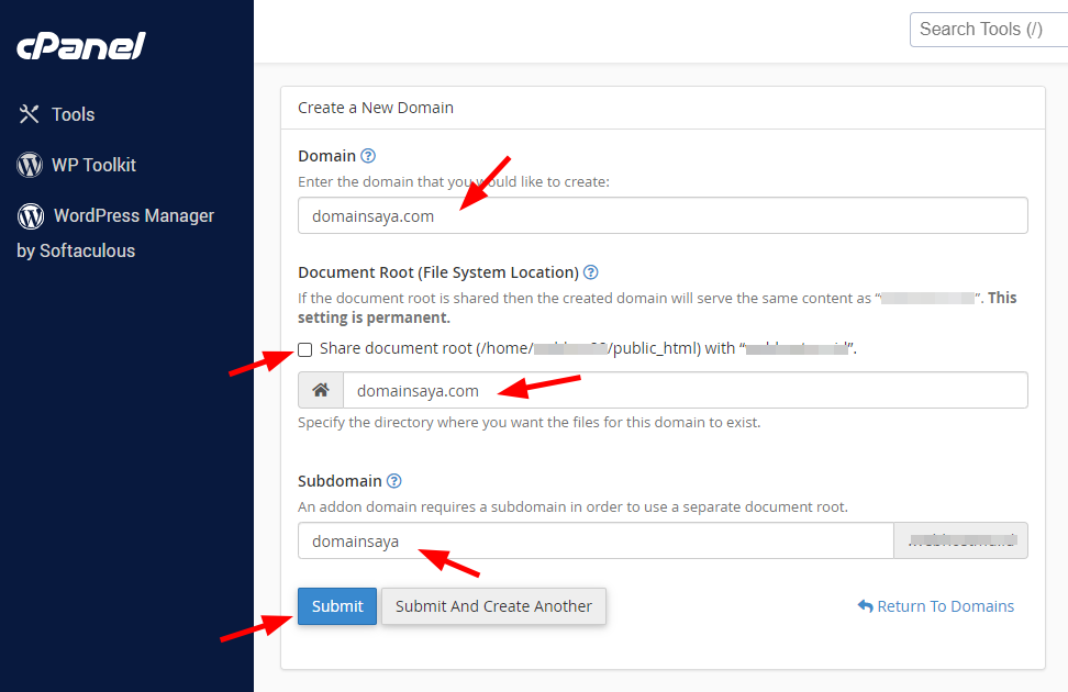 Cara Menambah Domain di Cpanel Hosting Dengan Addon Domain 5 image 40 Tips Domain | Tips Hosting