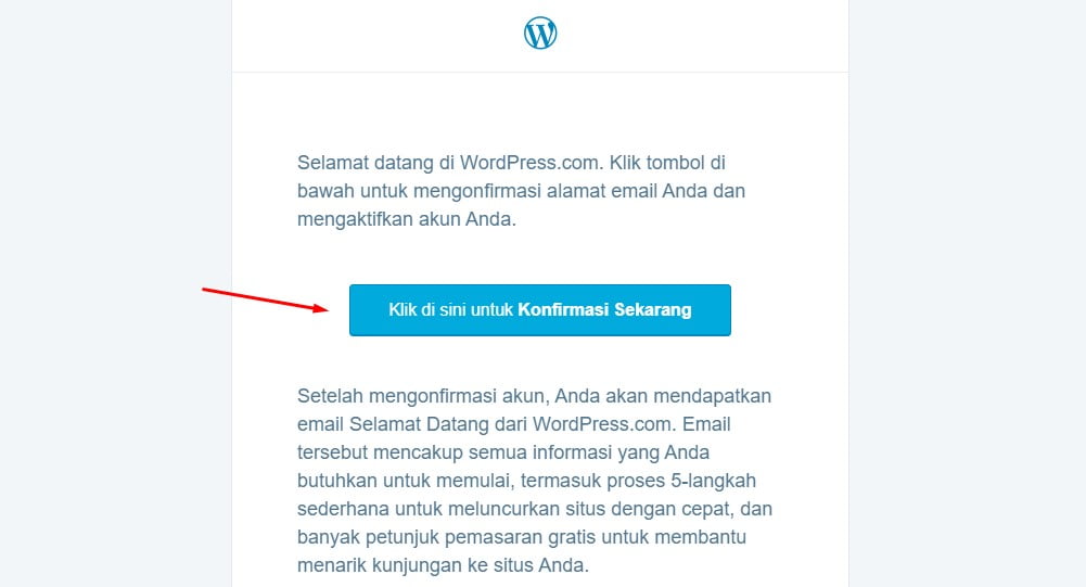 aktivasi email pendaftaran akun wordpress.com