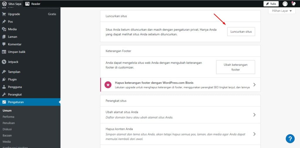 cara membuat wordpress gratis lengkap