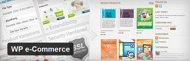 wp-e-commerce, plugin wordpress untuk toko online